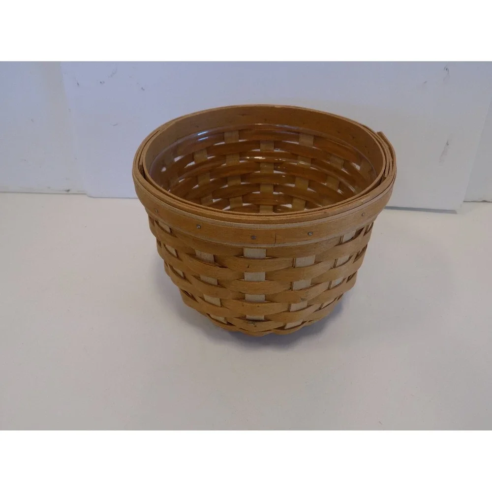 At Home Garden Flora Basket w/ Protector 2004 Hostess Longaberger ORIGINAL